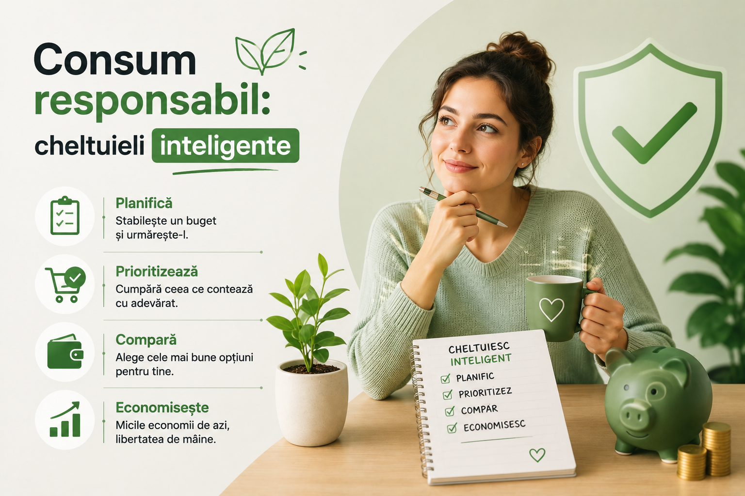 Consum responsabil: cheltuieli inteligente