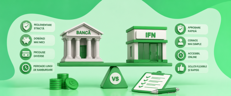 Diferențele dintre IFN și bancă: servicii, reglementări și avantaje